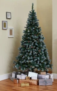 Habitat 7ft Pre-lit Oscar Snow Tipped Tree - Picture 1 of 1