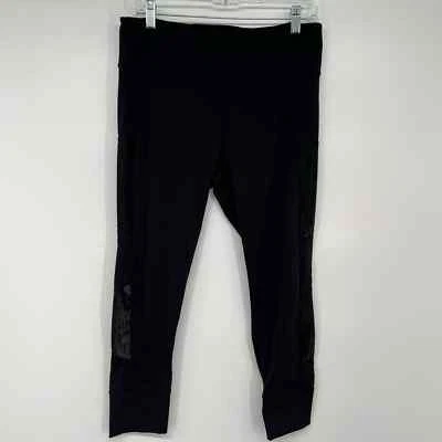 Zyia Active Cuffed Mirage 7/8 Leggings Women's Size 14-16 Black Hi-Rise Stretch - Image 1 of 4