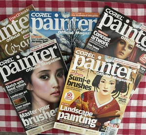 Corel Painter Official Magazine UK - Issue #22 33 34 35 36 - 08/09 RARE Set of 5 - Picture 1 of 9