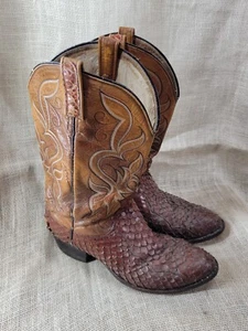Dan Post Snakeskin Boots - Picture 1 of 14