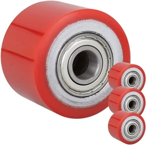 Ruota Rullo Transpallet con cuscinetti a sfera in Acciaio misura mm 80x100 (1pz) - Foto 1 di 8