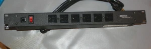 WireMold J06B0B 19" Rackmount 6 Outlet 120V 15A Power Distribution Unit Strip - Picture 1 of 9