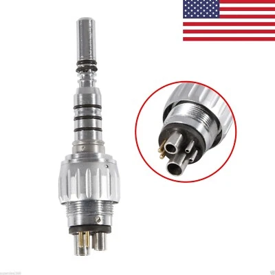 Acoplador rápido dental 6H ajuste KAVO fibra óptica alta velocidad pieza de mano Y6 EE. UU. Foto 1 de 4