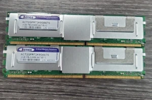 ACTICA 2GB PC-5300 | (667MHz) | FB-DIMM ECC Server Dim | ACT2GFR72K8G667S - Picture 1 of 2