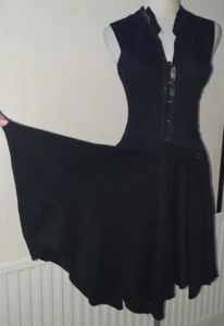 ***STUNNING*** ALL SAINTS PARTHA DRESS UK 10, US 6, EU 38, BLACK - Picture 1 of 24
