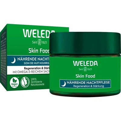 WELEDA Bio Skin Food Nachtpflege Regeneration & Stärkung - Naturkosmetik Haut... - Bild 1 von 4