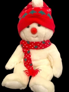 TY Beanie Buddy~ Snowman~ Retired Pattern 1999- 3rd Gen With Errors - Picture 1 of 5