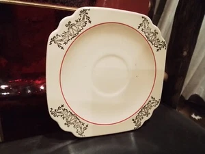Homer Laughlin Century shape Gold Wreath and Swags tea cup plate 5" - Picture 1 of 2