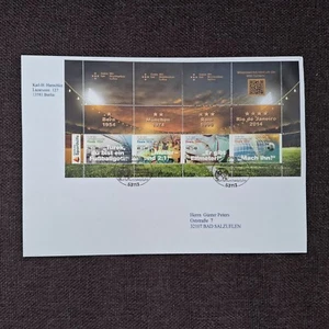 Germany 2018 booklet football/soccer stamps (Michel H.Bl.109) nice used - Picture 1 of 1