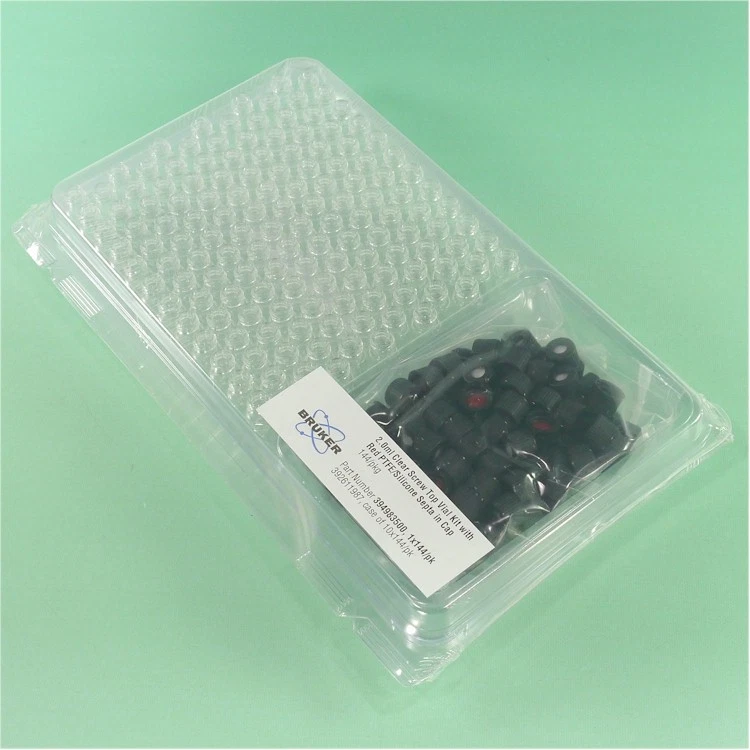 Agilent 394983500/8010-0414 Screw Top Vial, 2 ml/8mm/PTFE/Silicone *144 Pack!* - Image 1 of 1