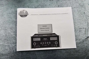 Nuovo Mcintosh MA8900 manuale proprietario amplificatore integrato - Foto 1 di 4