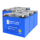 Mighty Max Yt12b-4 Gel 12V 10Ah Battery Replaces Ducati 1000 Ss Ie 03-05 - 6Pack