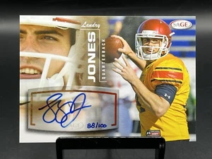 2013 SAGE Landry Jones #25 Gold Auto /100 Oklahoma Sooners - Picture 1 of 2