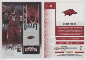 2016-17 Panini Contenders Draft Picks Season Ticket /99 Bobby Portis #10