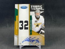 2011-12 PANINI CERTIFIED KARI LEHTONEN FABRIC THE GAME JERSEY NUMBER AUTO 16/25