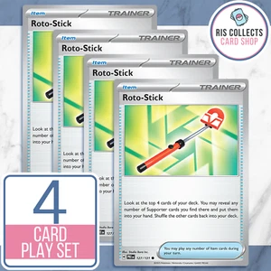 Roto-stick 127/131 4x Play Set - Prismatic Evolutions NM/M - Picture 1 of 1
