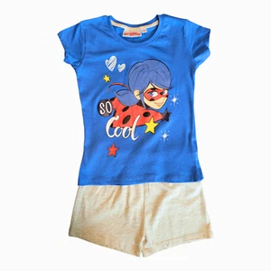Miraculous Ladybug Girls' 2-Piece Shorty Pajama Set - "So Cool" (Size 5T - 10) - Picture 1 of 7