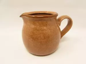 Sanibel Sand by Noritake Creamer Sand, White And Brown, Glossy, Stoneware b372 - Picture 1 of 2