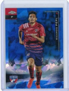 2021 MLS Chrome Sapphire Ricardo Pepi  #174 USA / Dallas - Picture 1 of 2