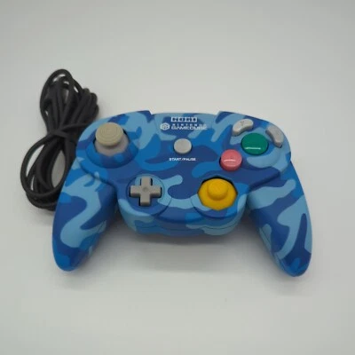 Nintendo GameCube Controller HORI Pad Cube Blue Camo GC Game Cube - Image 1 of 2