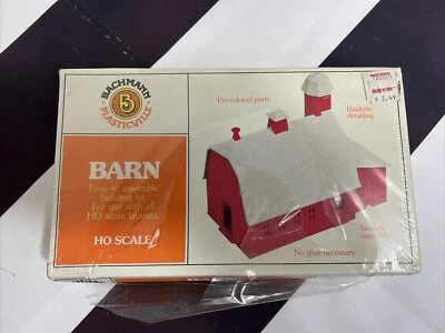 HO 1:87 Scale BARN KIT New Old Stock Bachmann 45151 Sealed - Image 1 of 3