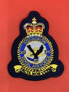 RAF 20 Geschwader Abzeichen Royal Air Focus Squadron Maschinengestickte Aufnäher - Bild 1 von 1