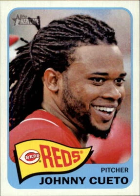 2014 Topps Heritage #123 Johnny Cueto - NM - Image 1 of 2