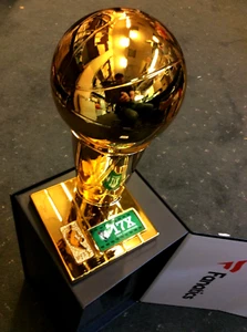 Boston Celtics 17X NBA Champions 12" Replica Larry O'Brien Trophy by FANATICS - Picture 1 of 4