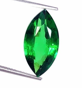10.67 Ct Natural Tsavorite Garnet Loose Gemstone Certified Marquise Shape Gems - Picture 1 of 9