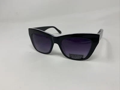 LULU GUINNESS L124 Mujer NUEVAS Gafas de sol de diseñador 52 mm Negro Cuadrado D24 Foto 1 de 4