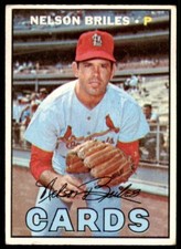 1967 TOPPS NELSON BRILES ST. LOUIS CARDINALS #404