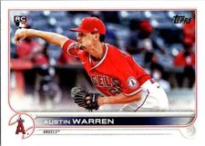 2022 Topps Austin Warren RC Los Angeles Angels #495