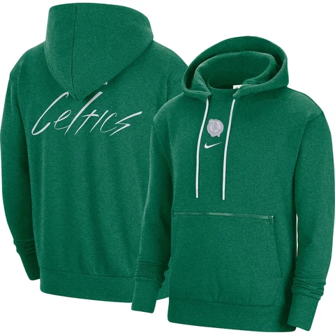 New Boston Celtics Nike Courtside Versus Flight Pullover Hoodie Men's 2023 NBA Cover