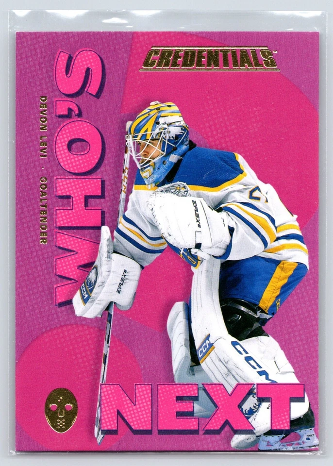 2023-24 UD Credentials Who's Next #WN-DL Devon Levi - Image 1 of 2