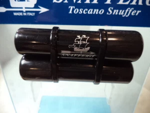 SNAFFERO SPEGNISIGARO TOSCANO DOPPIO AMMEZZATO NUOVO 3 NERO - Picture 1 of 2