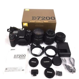 [Mint] SC:286 Nikon D7200 Nikkor/35mm,18-55mm, TAMRON/28-300mm MACRO - Picture 1 of 10