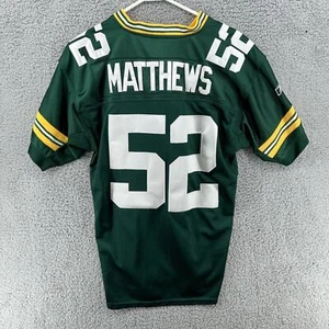 Reebok OnField Green Bay Packers #52 Clay Matthews maglia uomo taglia Medium/48 - Foto 1 di 3