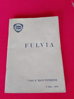 LANCIA FULVIA LIBRETTO USO E MANUTENZIONE - Immagine 1 di 4