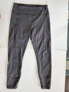 Leggings Lululemon Grigio a Compressione Donna Taglia 12 - Allenamento/Yoga - Foto 1 di 10