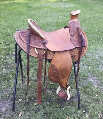 Hereford 16” Wade Tree Ranch Saddle - Image 1 of 4