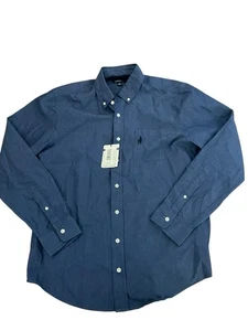 Camisa Johnnie-O Para Hombres West Coast Prep Para Hombres M Indigo Tweener Botón - Imagen 1 de 7