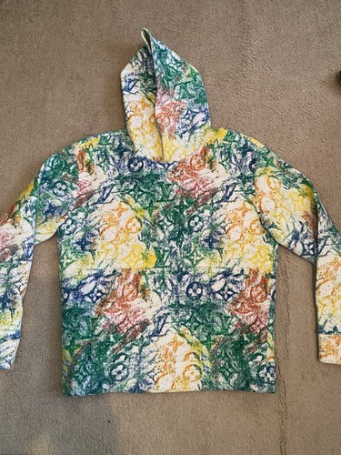 LOUIS VUITTON（LV） Felpa con cappuccio Louis Vuitton pastello acquerello nuova monogramma