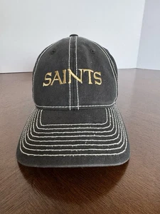 Reebok New Orleans Saints NFL Super Bowl XLIV Flex Fit Cap Mütze schwarz gebraucht - Bild 1 von 8
