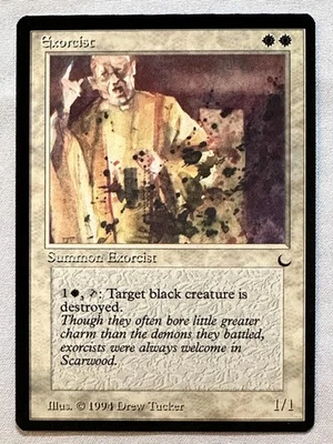 Exorcist  - 1994 Magic the Gathering MTG The Dark - Near Mint - Free Shipping! - Image 1 of 2