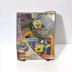 2004 Krusty Krab SpongeBob Adventures Fisher Price - InteracTV DVD Learning Game - Picture 1 of 2