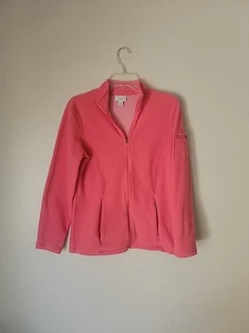 LL Bean Sweater Fleece Full Zip Light Jacket Women’s S Reg. Rosa Taschen - Bild 1 von 12