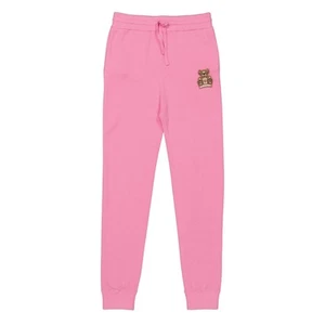 Burberry Girls Bubblegum Pink Cashmere Thomas Bear Sweatpants - Picture 1 of 3