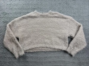 Art Class Girl's Size Large (10-12) Fuzzy Sweater Gray - Picture 1 of 7
