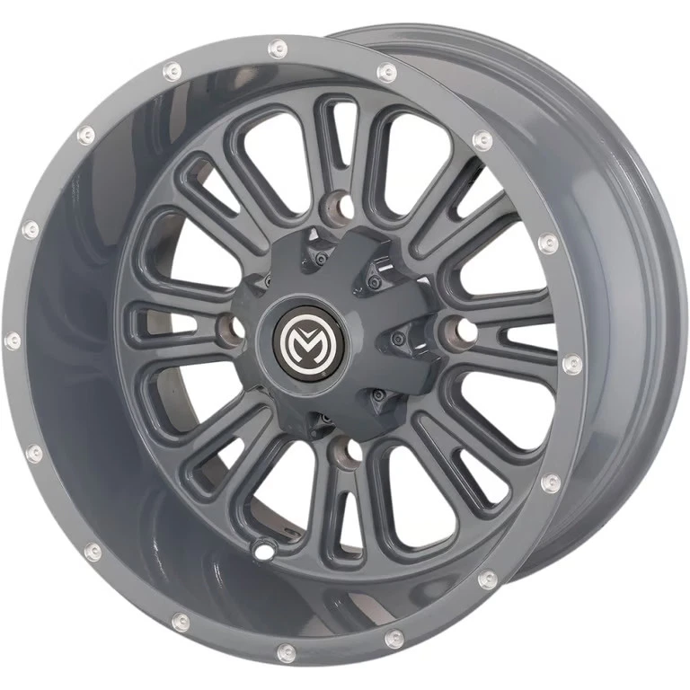 Moose 399X Wheel - 12x7 - 4+3 Offset - 4/156 - Gray ATV/UTV Snowmobile 12x7 - Image 1 of 3