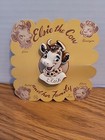Vintage Elsie The Cow Borden Dairy Pin Celluloid Plastic Advertising 2"